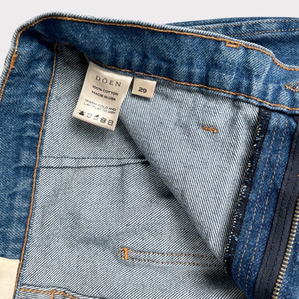 NWOT Doen Authentic Vintage Melody High Rise Flare Denim Jeans Women's Size 29 - Picture 16 of 16